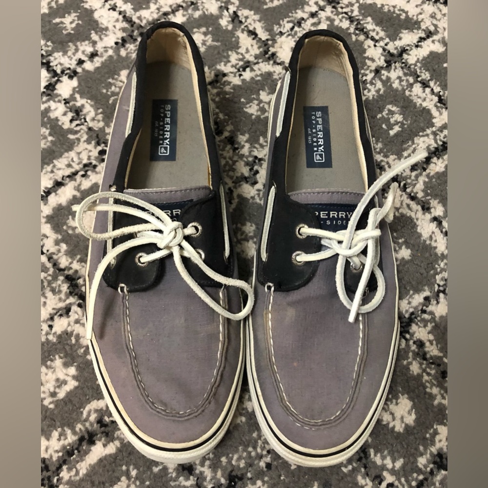 Gray Black Sperry Top-Sider Men’s Size 12 Boat Shoes